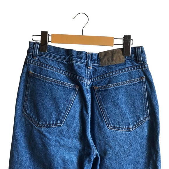 Vintage Abercrombie & Fitch Blue Straight Jeans High-Rise Size 10 Taper Mom - Picture 9 of 16